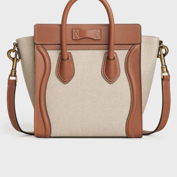 送料込【セリーヌ】偽物ラゲージナノドラムカーフスキンショルダーバッグ 柄 189242CIO